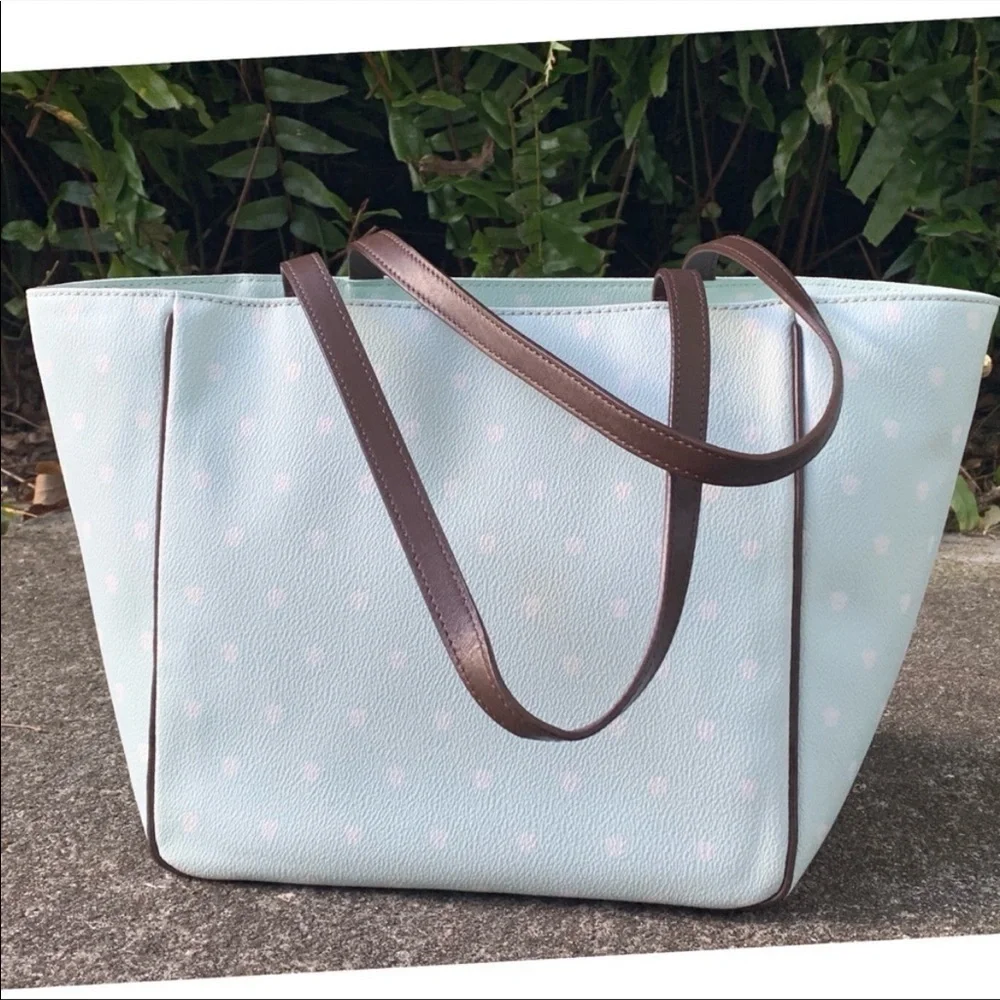 Kate Spade Magnolia Bakery Polka Dot Tote Bag